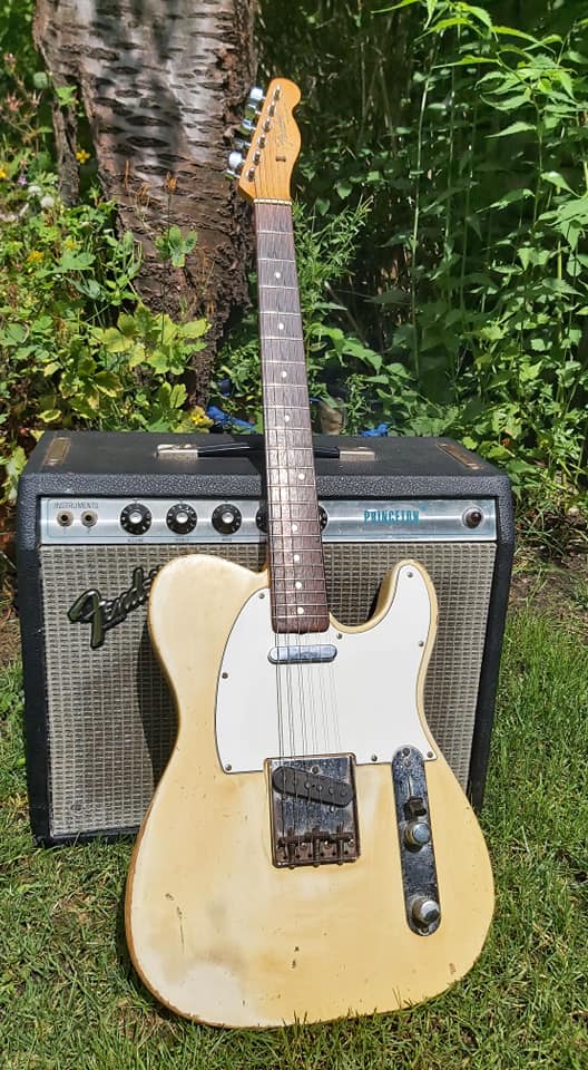 My Mavis telecaster probably a '62 reissue Binding body with Gotoh