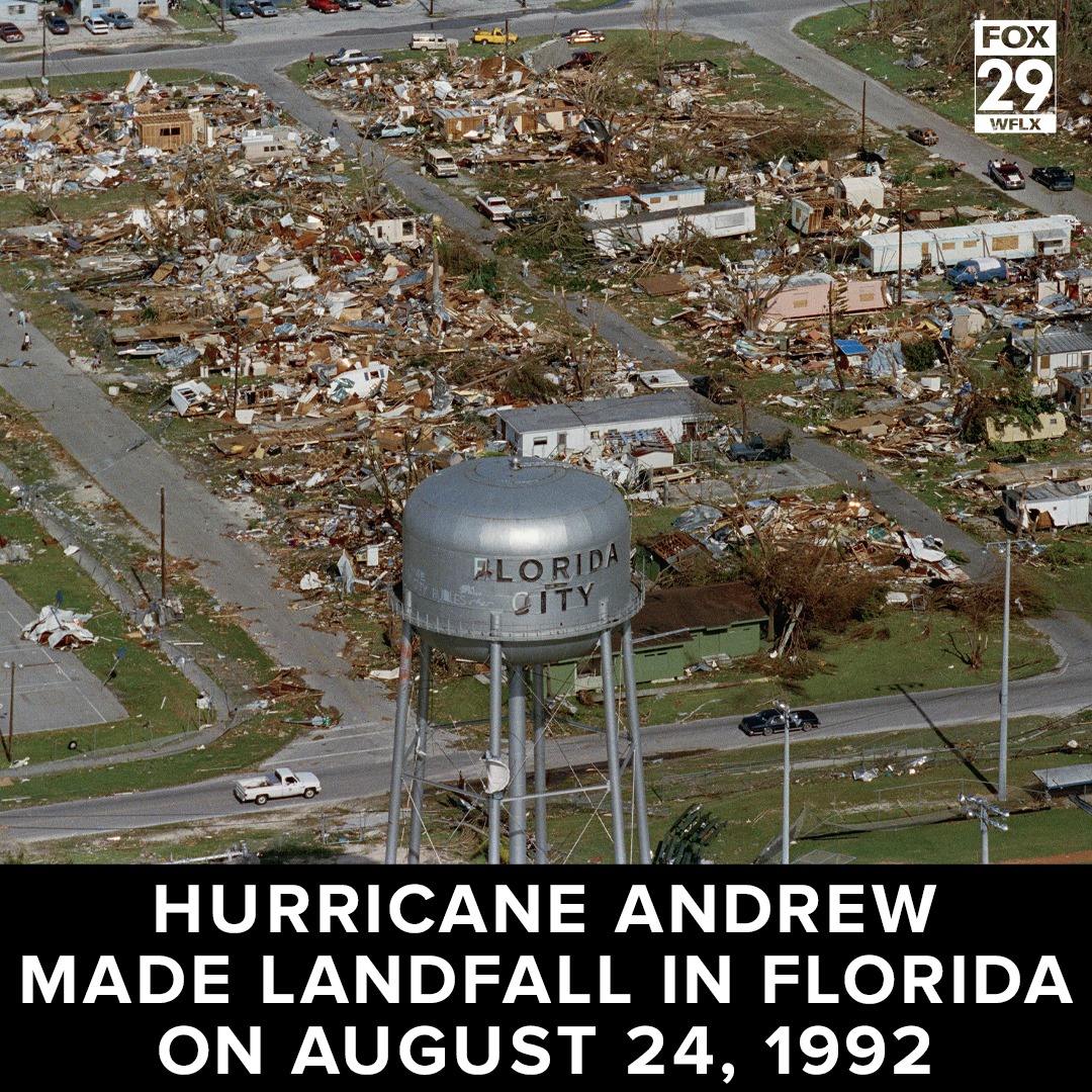 WFLX FOX 29 - THIS DAY IN HISTORY: Hurricane Andrew made...