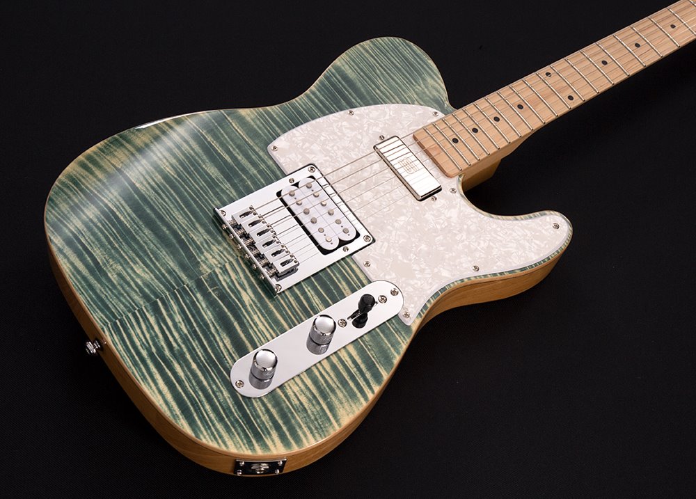 This is our Mod Shop 50 Duncan Burl Burst built to stand out