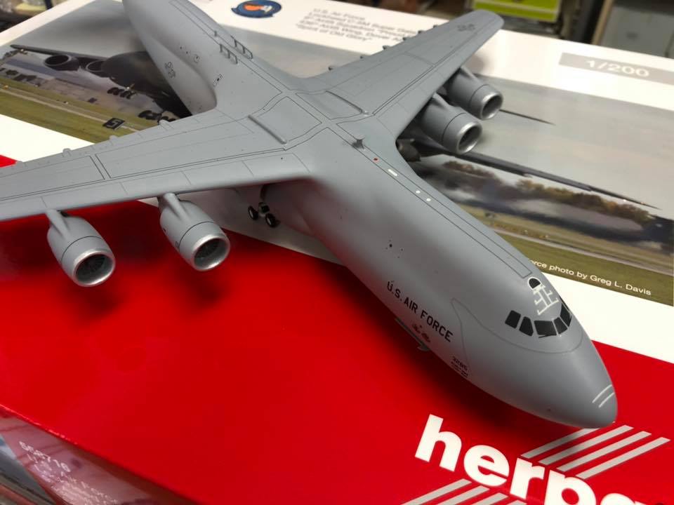 Herpa 1/200 C-5M Super Galaxy in stock now! Very limited stock
