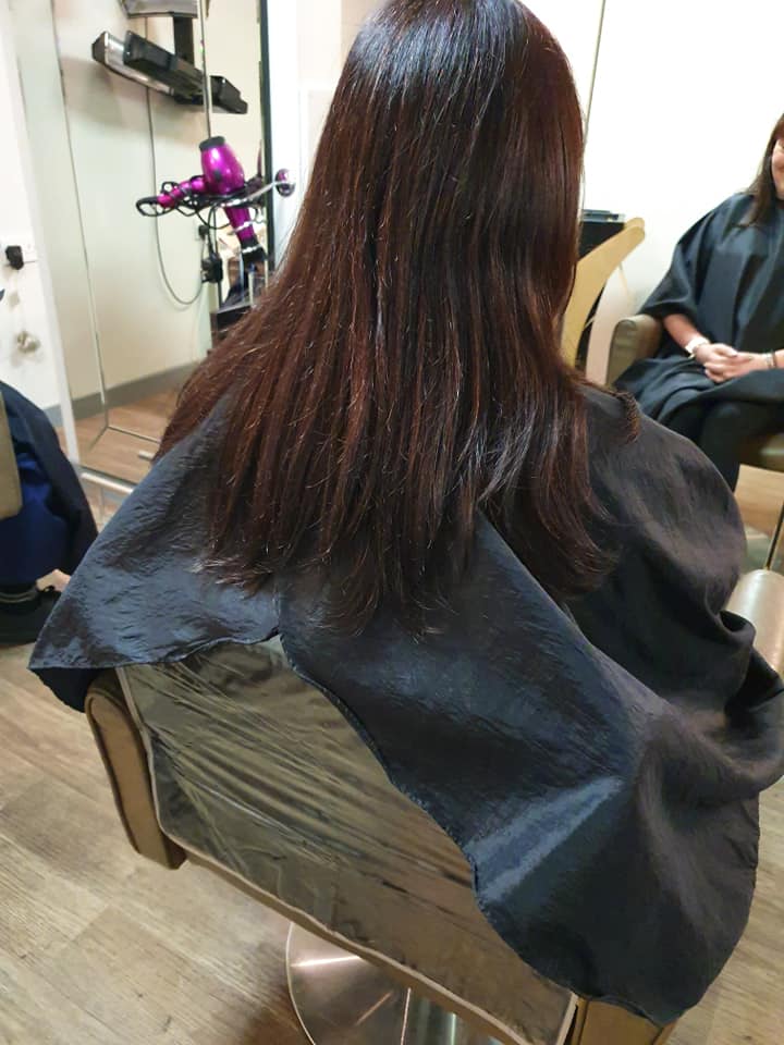 Before and after of a restyle done by... - Hair & Beauty Room