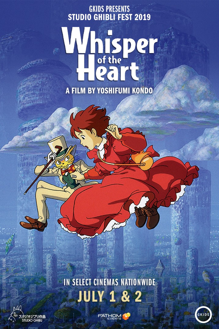Fly with Shizuku and The Baron in WHISPER OF THE HEART, a timeless