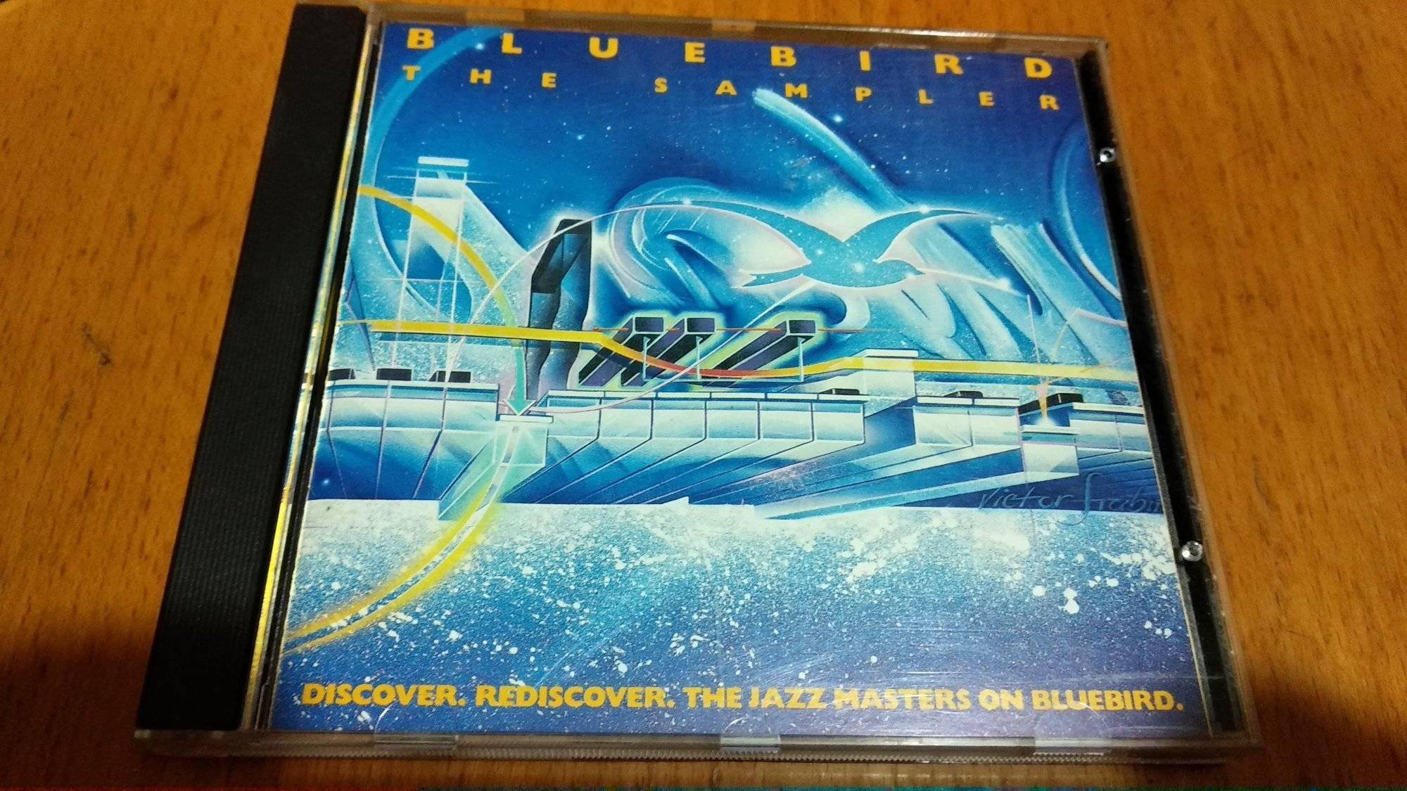 BLUEBIRD (Jazz label) the sampler 1987 Disc made in Japan. Printed 