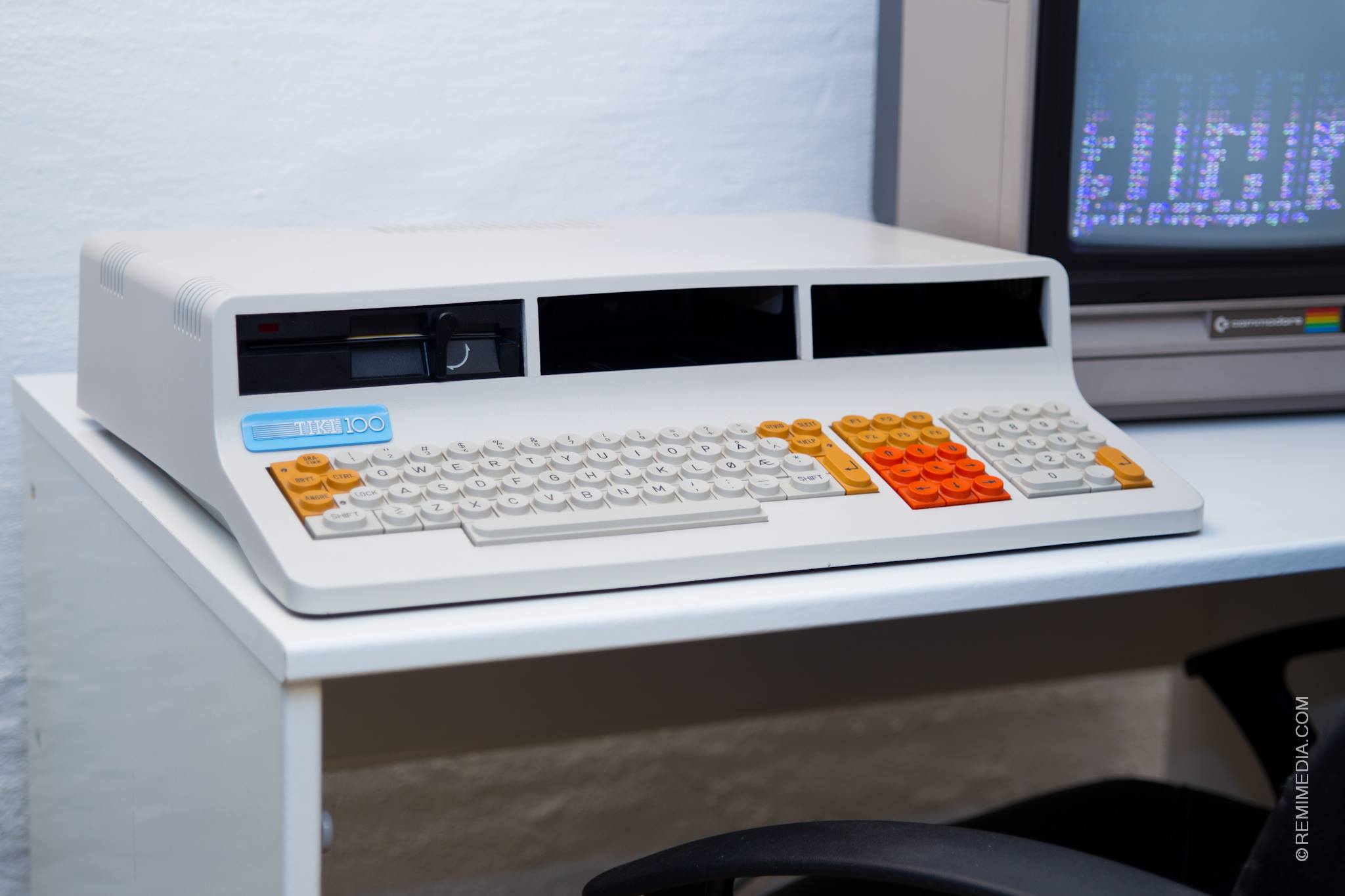 The 1981, 8085 based, DEC VK100 GIGI. It was a computer terminal
