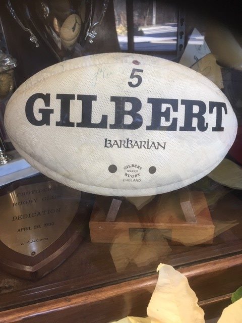 Gilbert USA Rugby Barbarian Match Ball - Official Size 5 Game Ball With Superior Grip