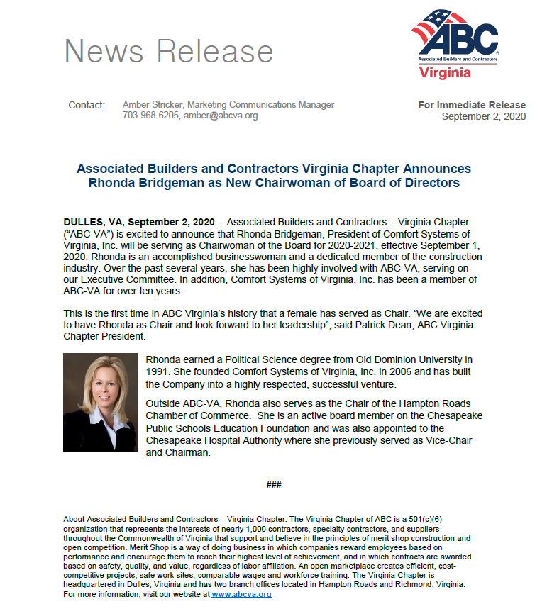 📣... - Associated Builders and Contractors - Virginia Chapter | Facebook