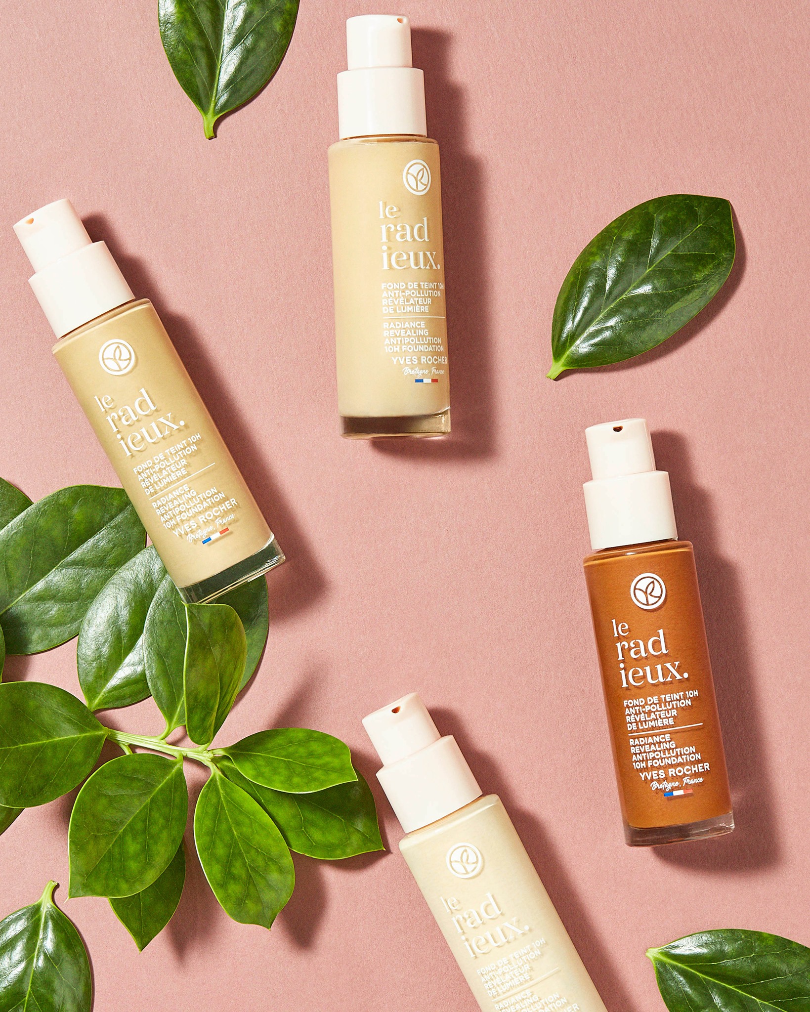Fond De Teint Yves Rocher Le Radieux 30ml - Anti-pollution, Teinte Au Choix, Fabriqué En France