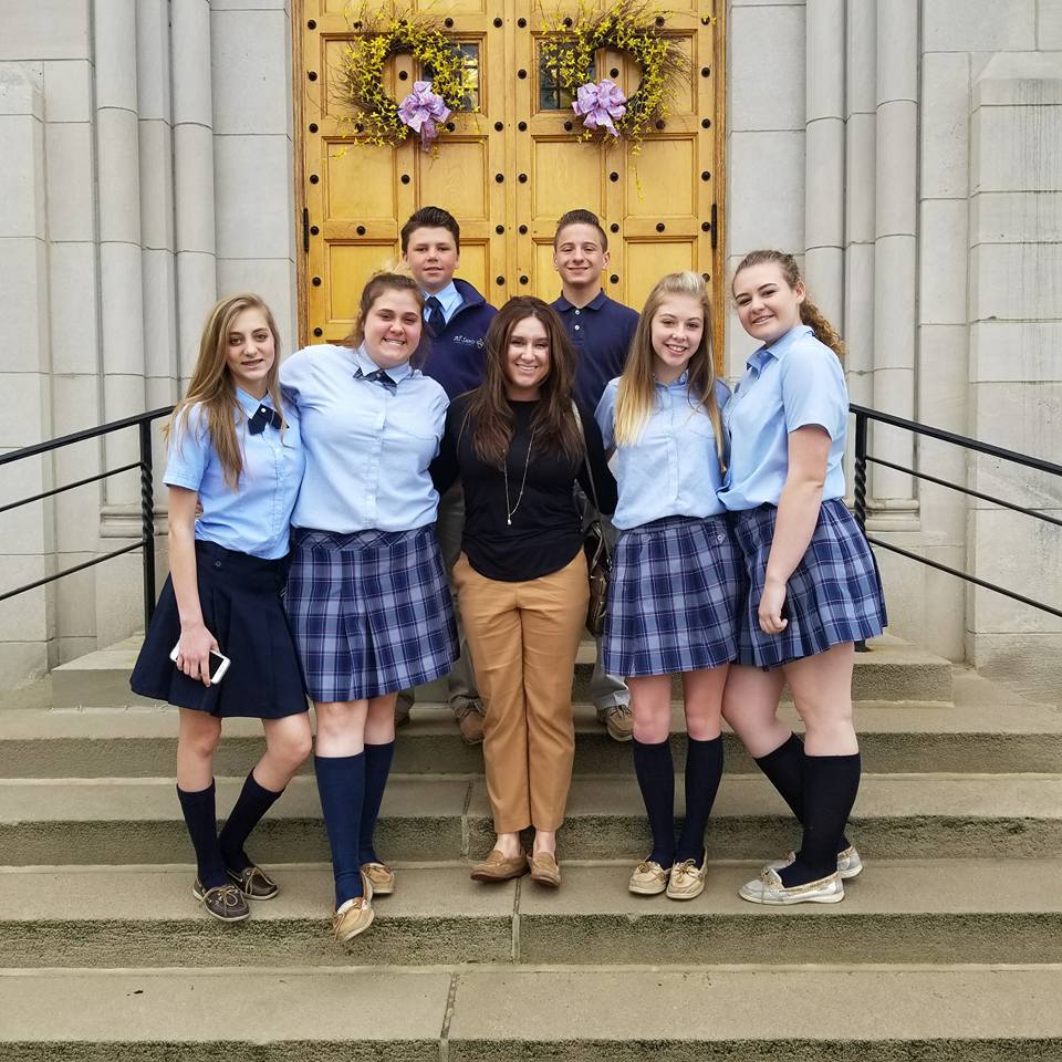 The 8th graders toured St.... - All Saints Catholic School