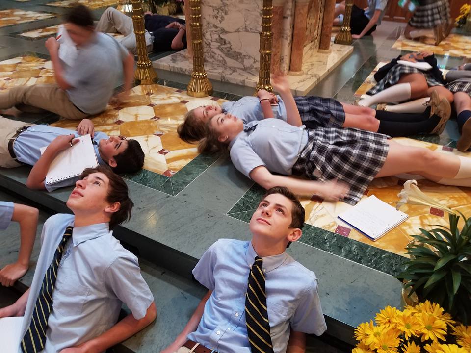 The 8th graders toured St.... - All Saints Catholic School
