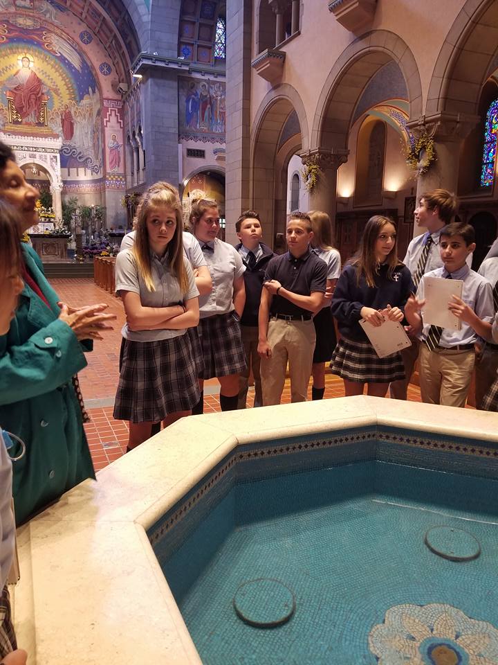 The 8th graders toured St.... - All Saints Catholic School