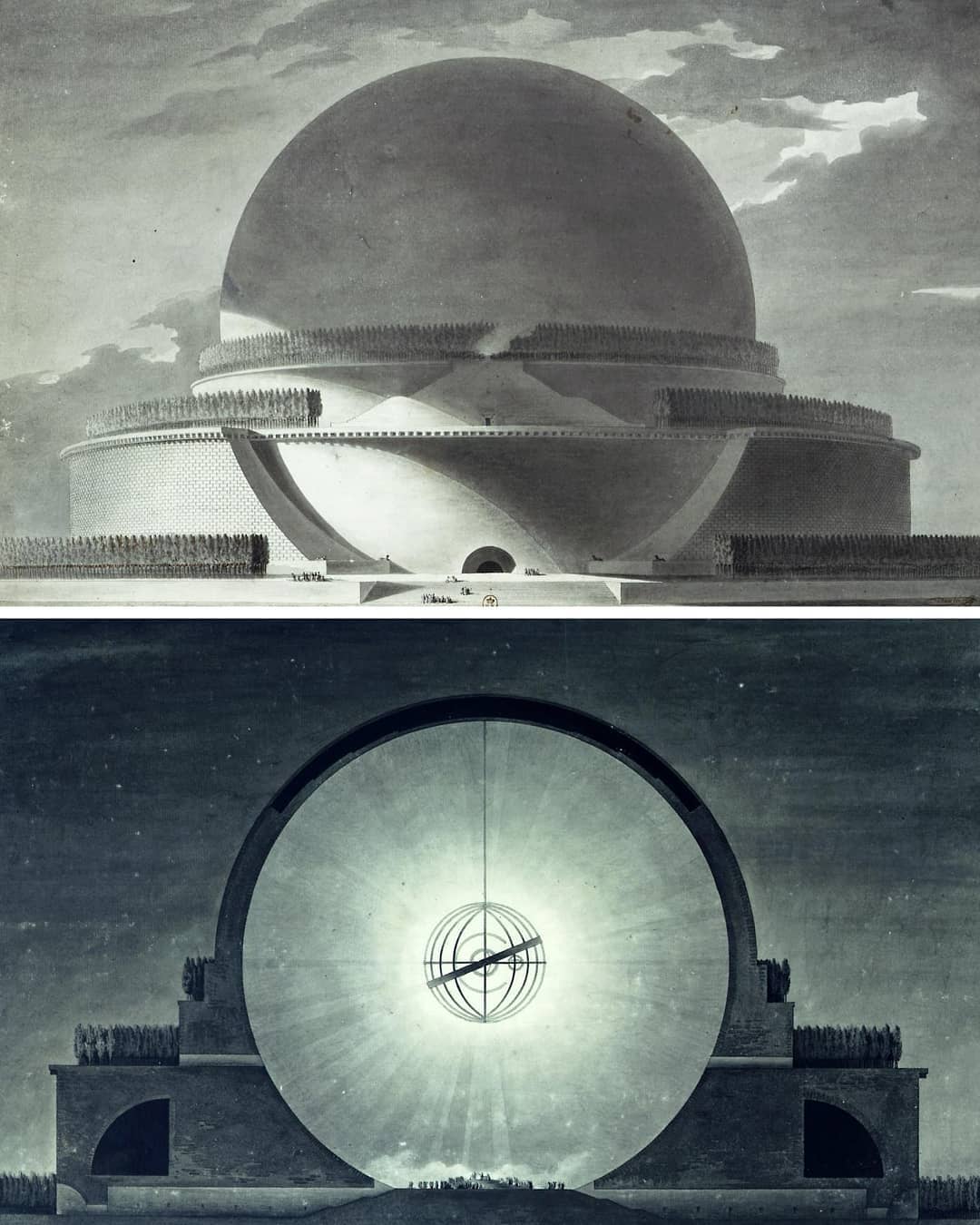 Architizer - Etienne-Louis Boullée created a vision for a cenotaph