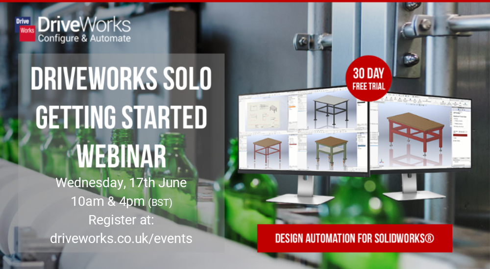 DriveWorks - Get Started with DriveWorks Solo in this 1 hour free ...