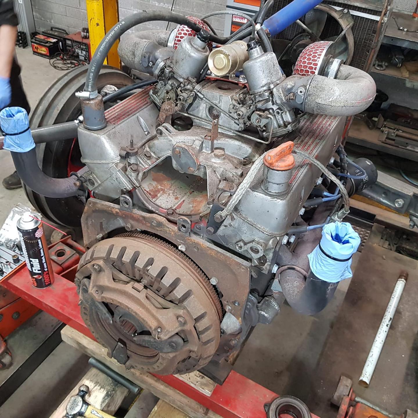 Devon 4x4 - The engine and gearbox have been separated on...