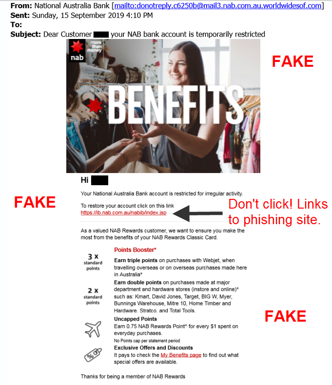 SCAM ALERT! Don't get NABbed by this... - NSW Police Force | Facebook