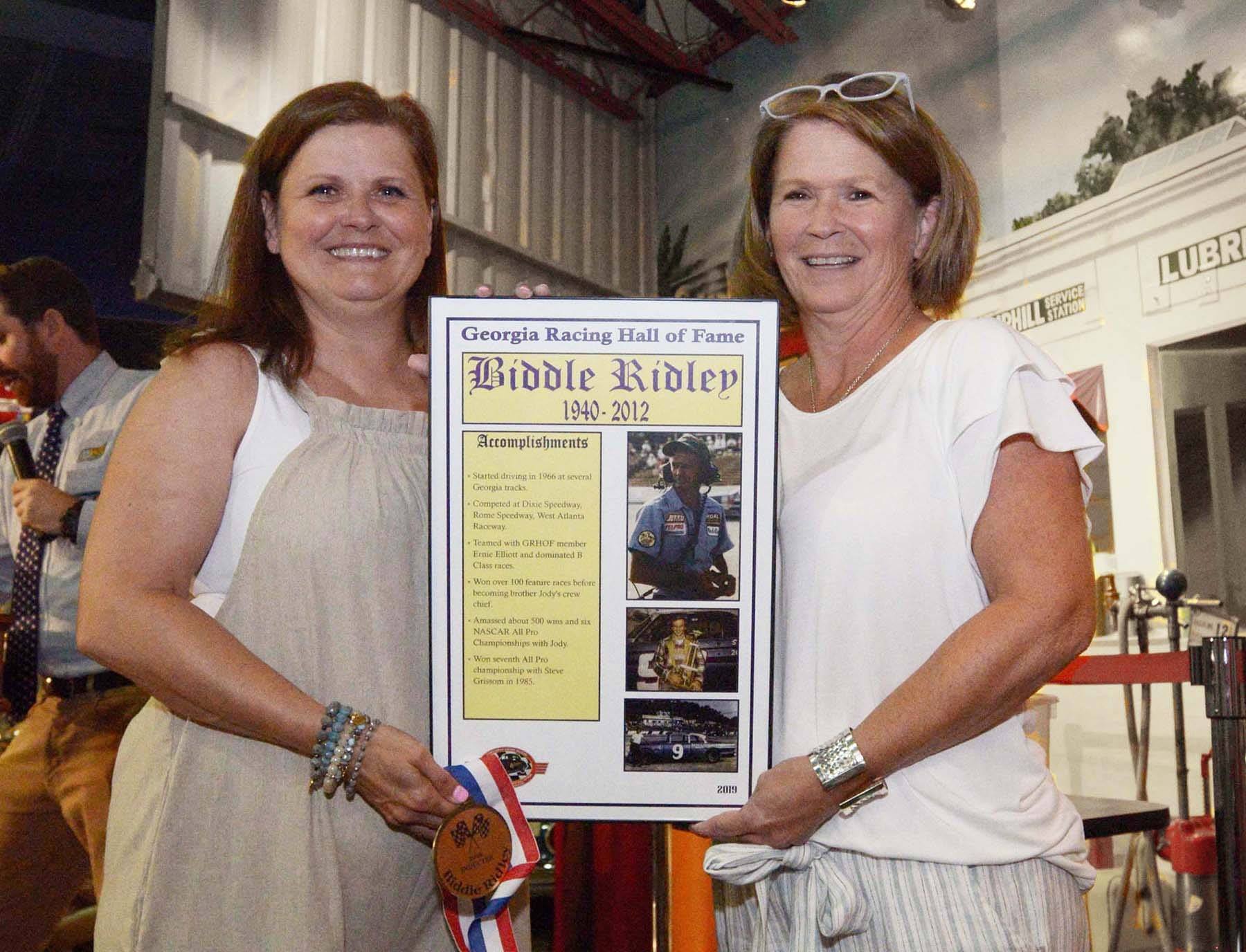 Georgia - April and Missy, accepted the Induction on behalf of their ...