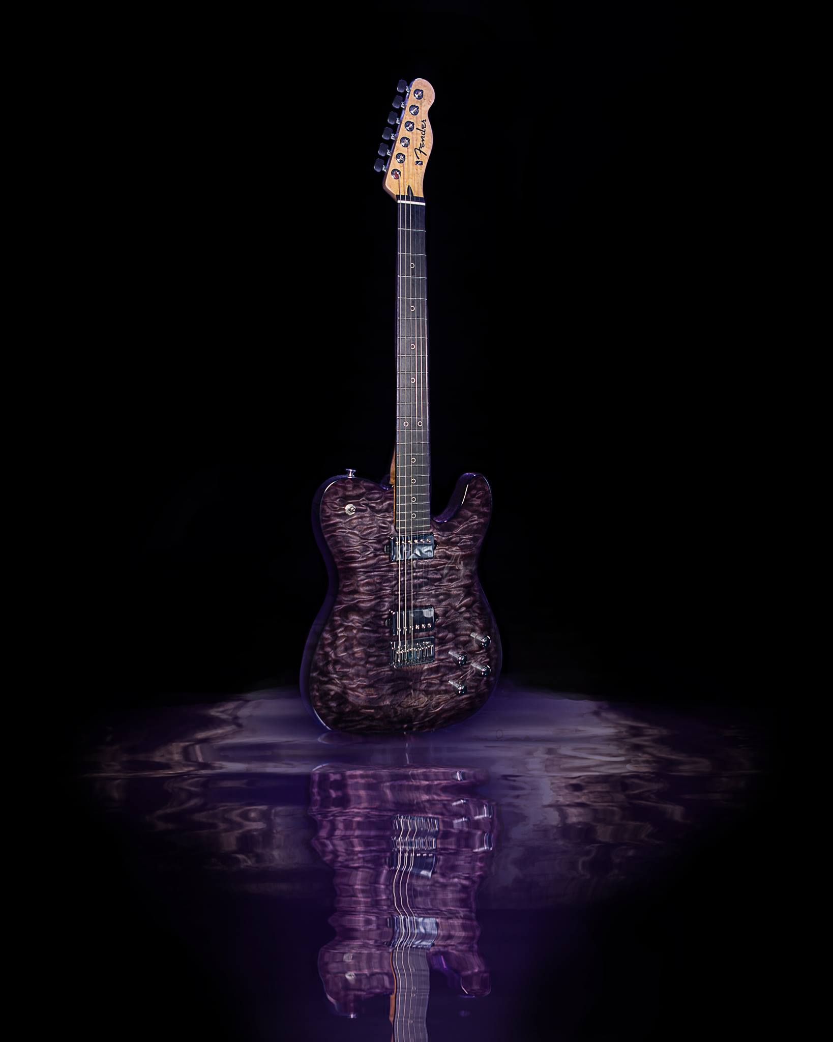 Take a closer look at this Black Moon Telecaster from Master