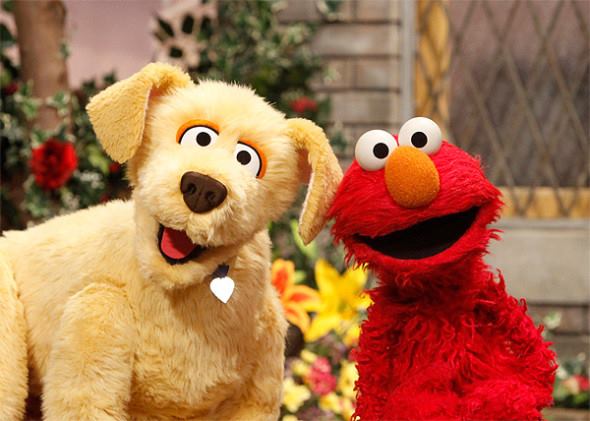 Our friend Elmo loves puppies! Happy #NationalPuppyDay from these