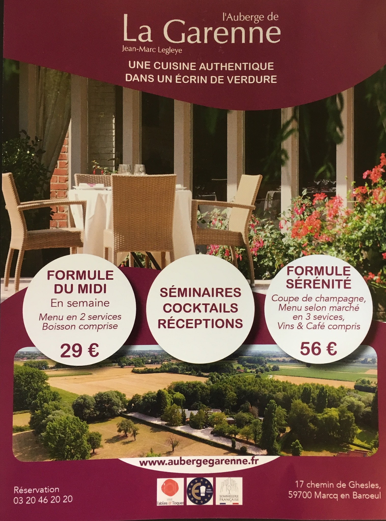 Auberge De La Garenne Marcq En Baroeul