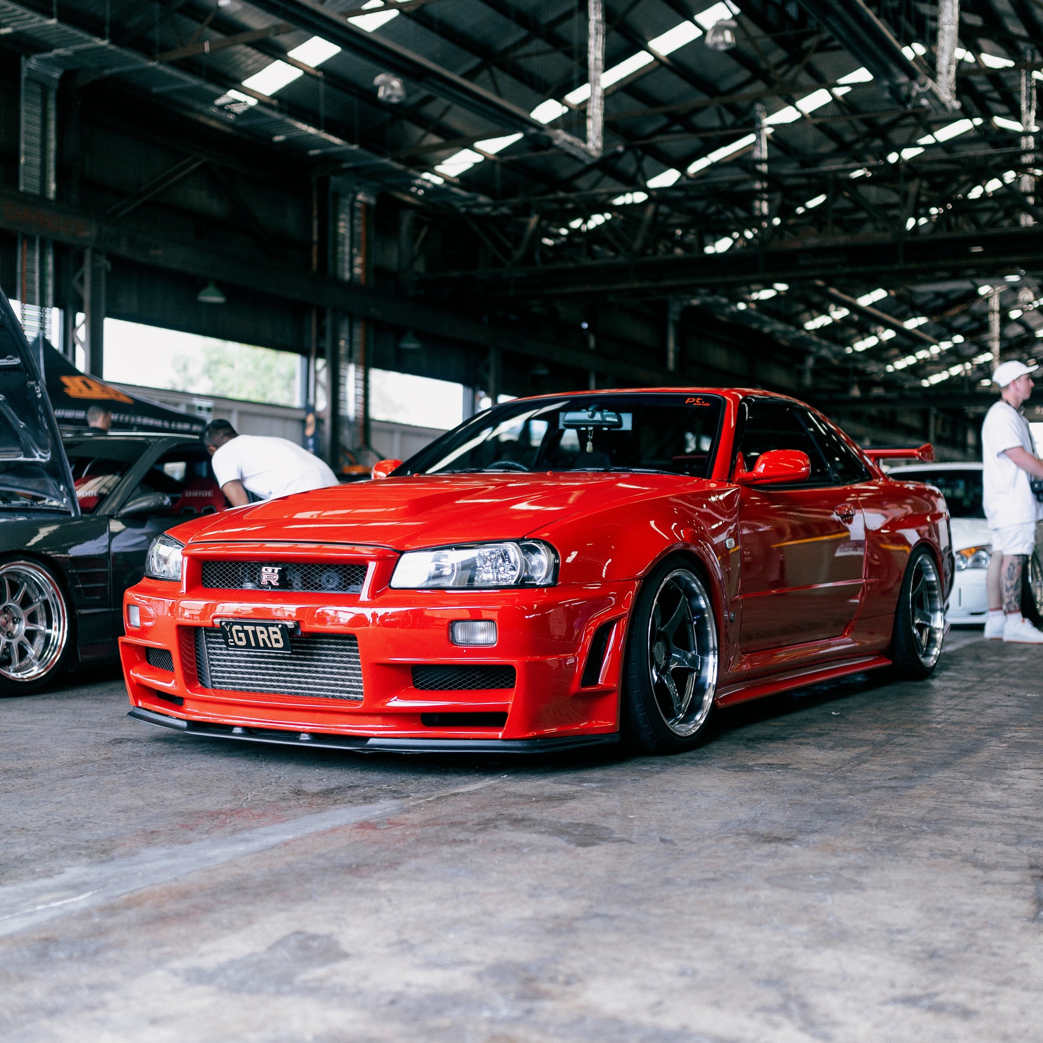 StanceWorks - Stunning in red, this R34 GTR photographed... | Facebook