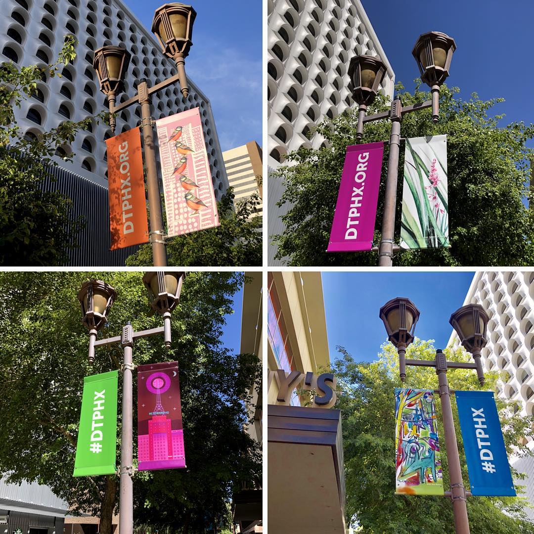 The artist designed banners are... - Downtown Phoenix Inc.