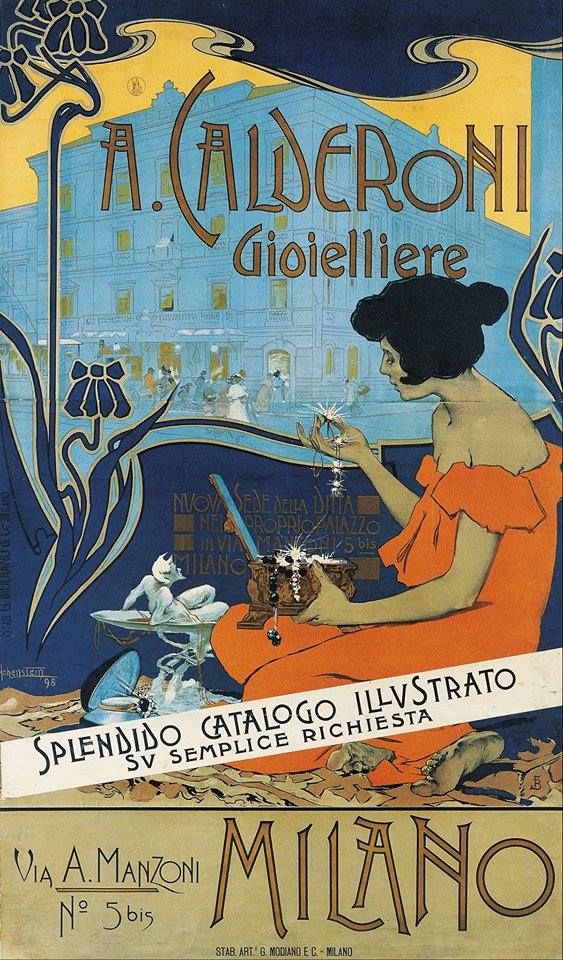ADOLFO HOHENSTEIN (1854–1928), “Bitter Campari” (1899)