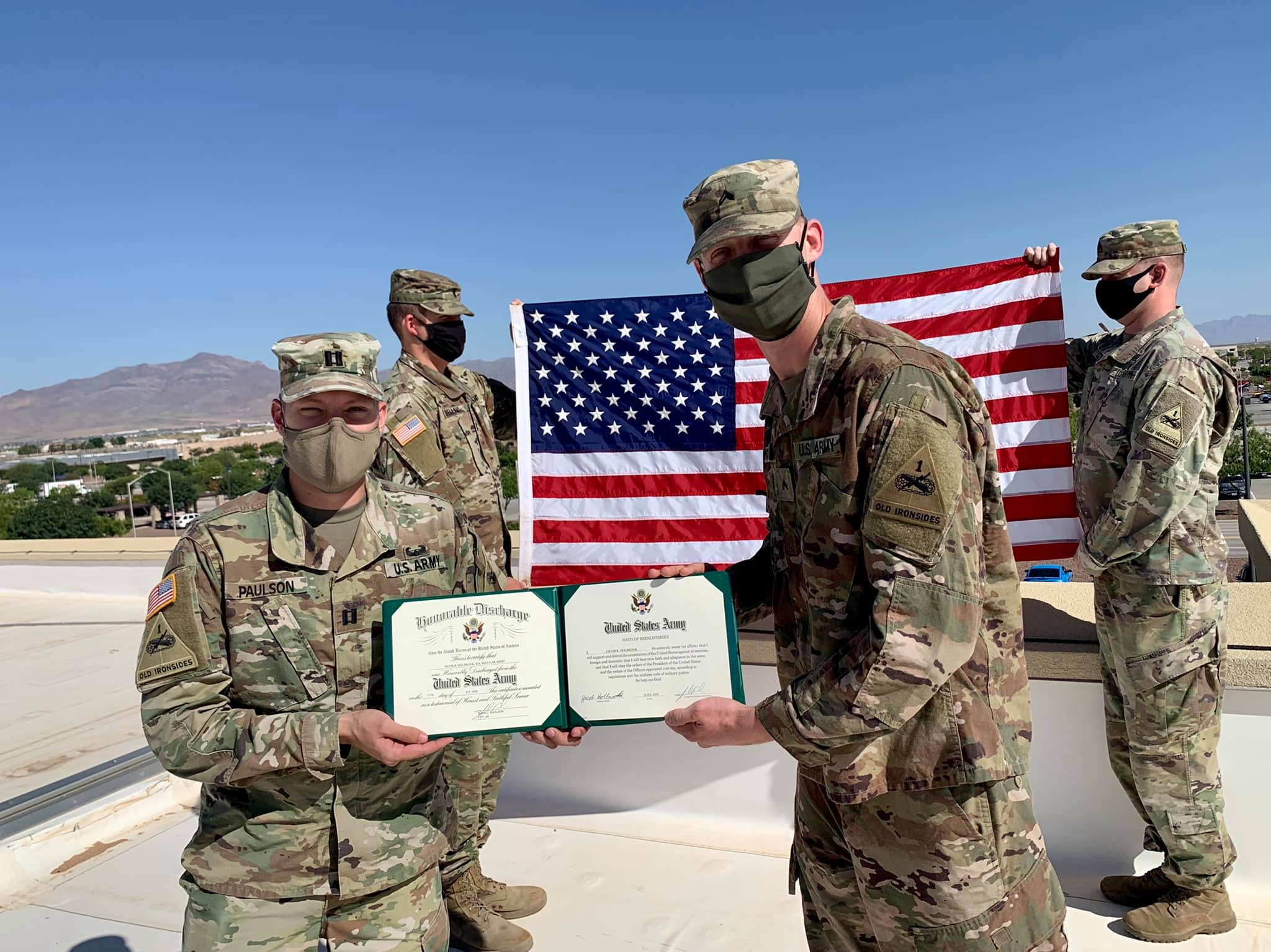 Stay Army! Congratulations to Cpl.... - 1st Armored Division