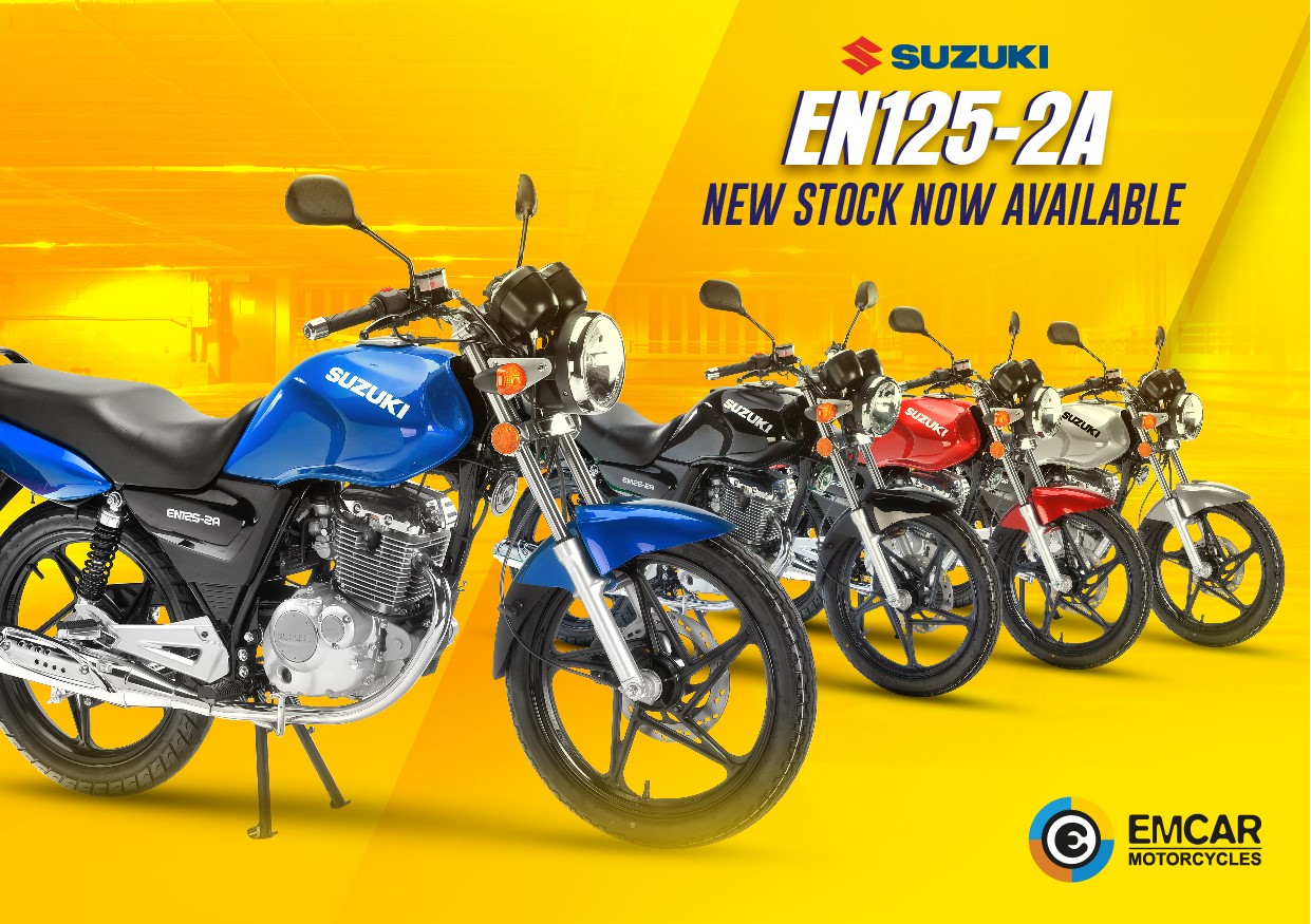 Finally here. Book yours now on 4051000. #suzuki #En125
