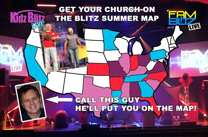 Kidz Blitz Summer Tour Map 2019 -... - Kidz Blitz Ministries