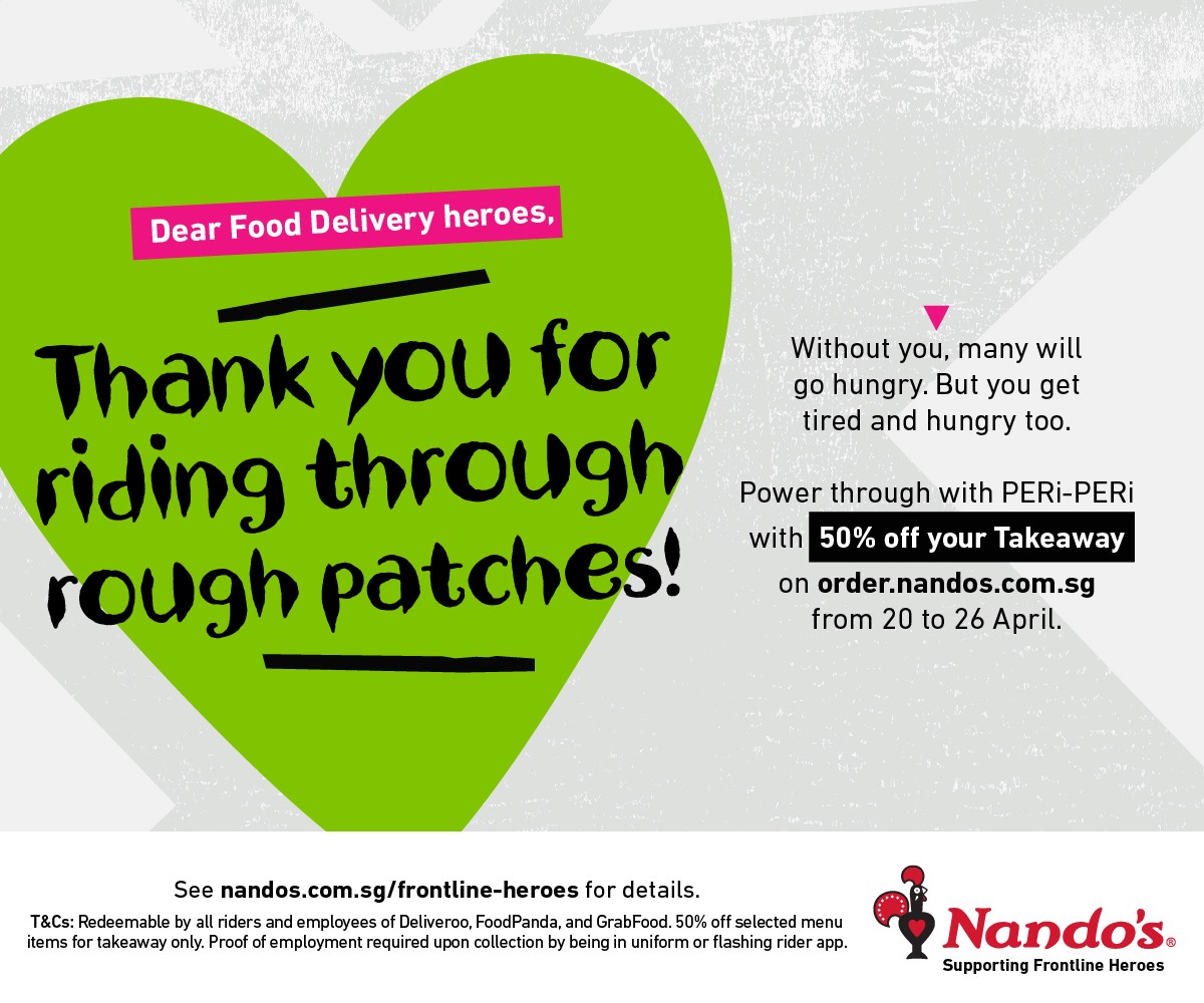 Nando's - 🛵 Next time you see a Delivery rider, do say hi... | Facebook