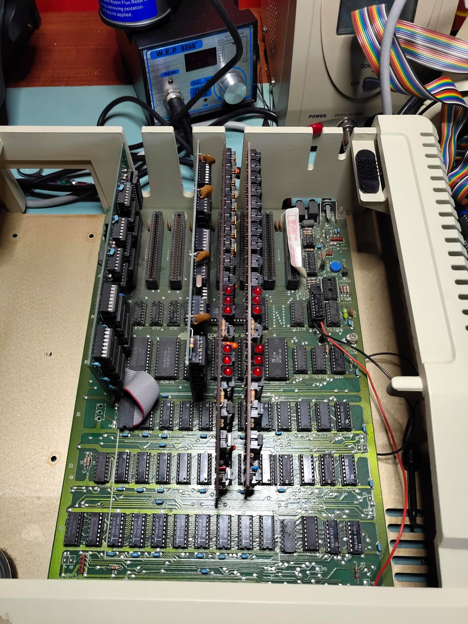 Why is my Apple II Europlus keyboard layout different?