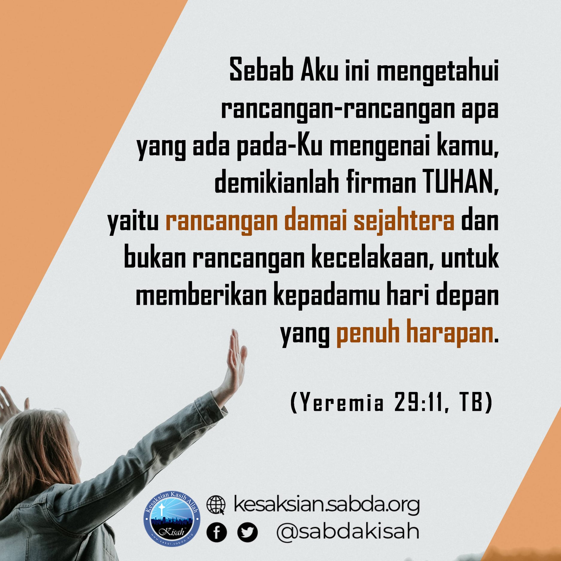 Kisah Yeremia 29 11 Facebook