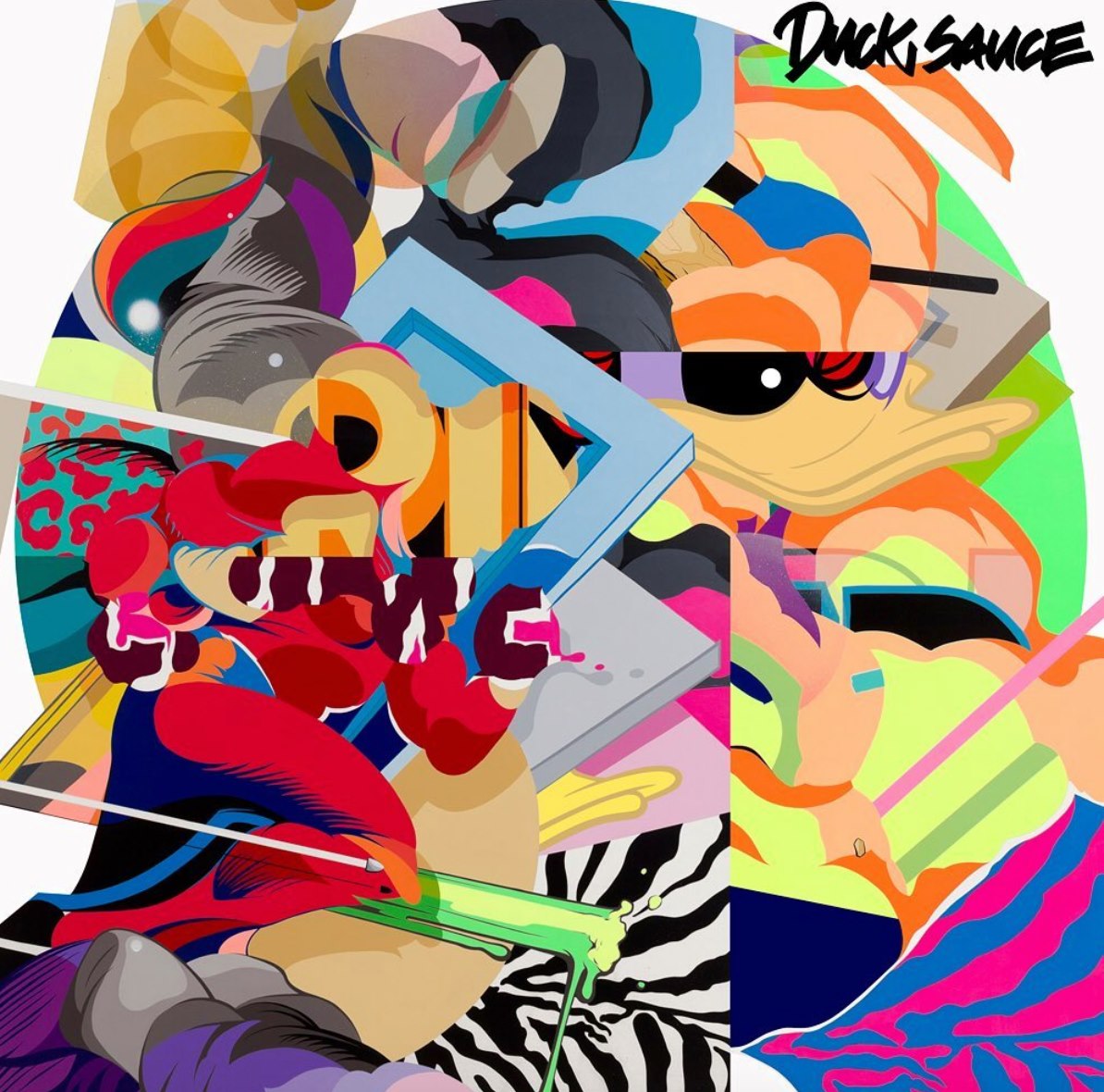 Duck sauce 額装　アート Duck Sauce “Captain Duck” artwork by the mighty POSE. Big shout