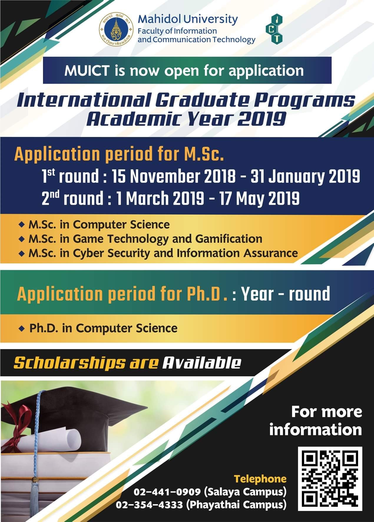MUICT is now open for... - Faculty of ICT, Mahidol University