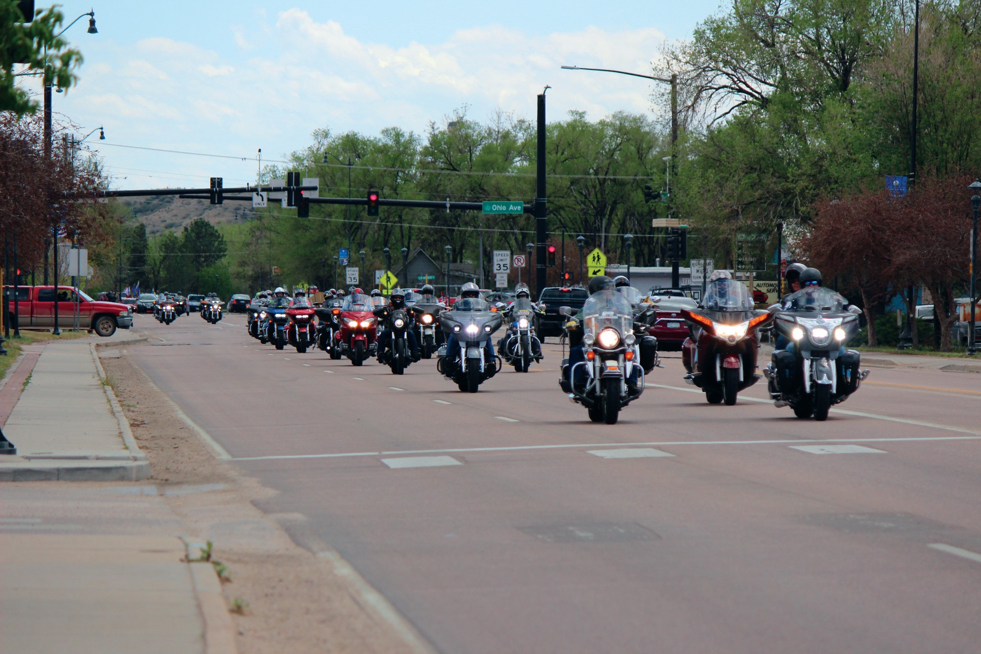 Flag for the Fallen riders had a... - Fountain Valley News