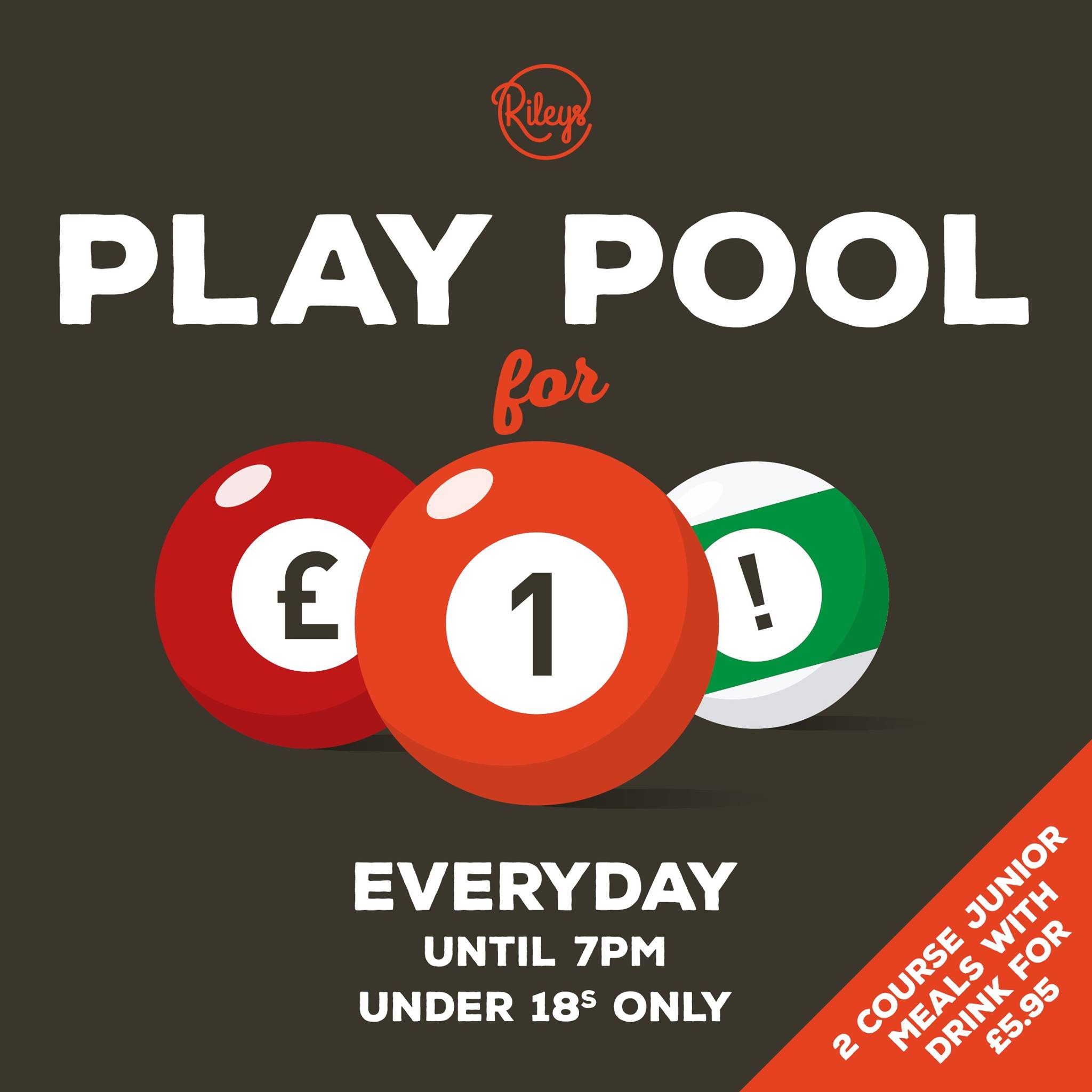 Rileys Sports Bars - Under 18's don’t have to get bored this Summer ...