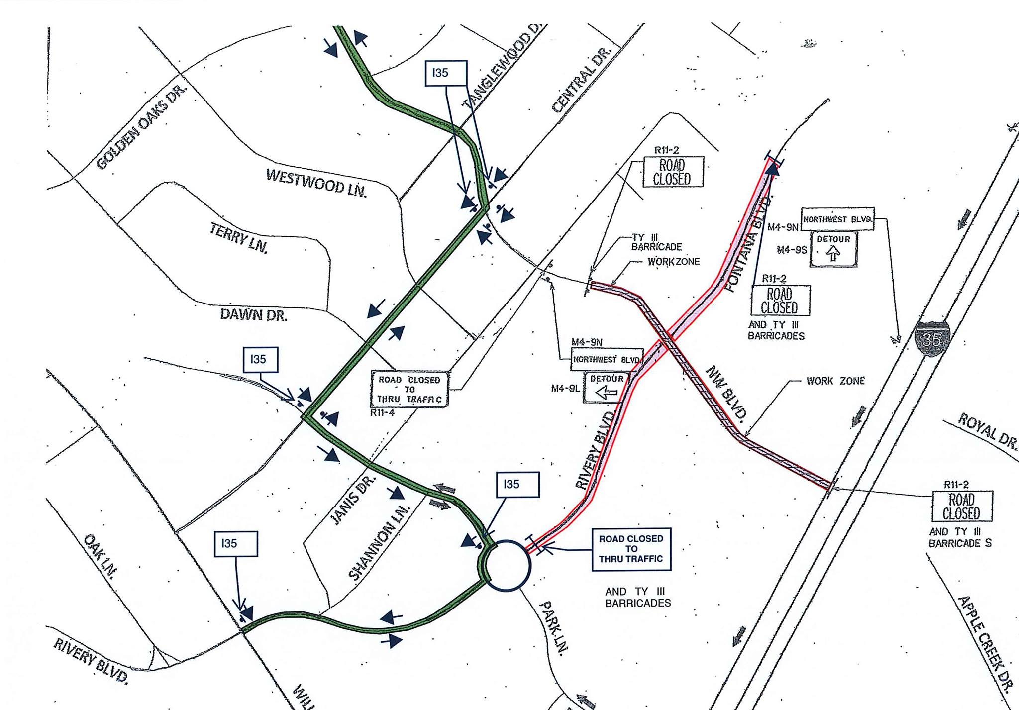 Map Of Georgetown Texas