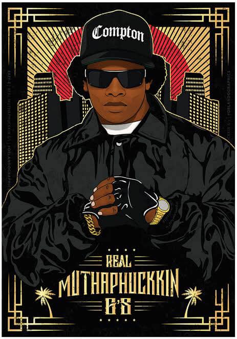 30 years agothe late, great Eazy-E on the cover of Rap Sheet
