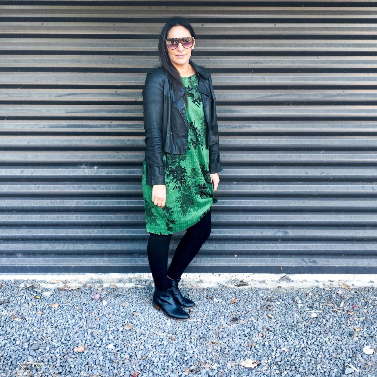bright green smock dress NOOZ Sweet Sixteen
