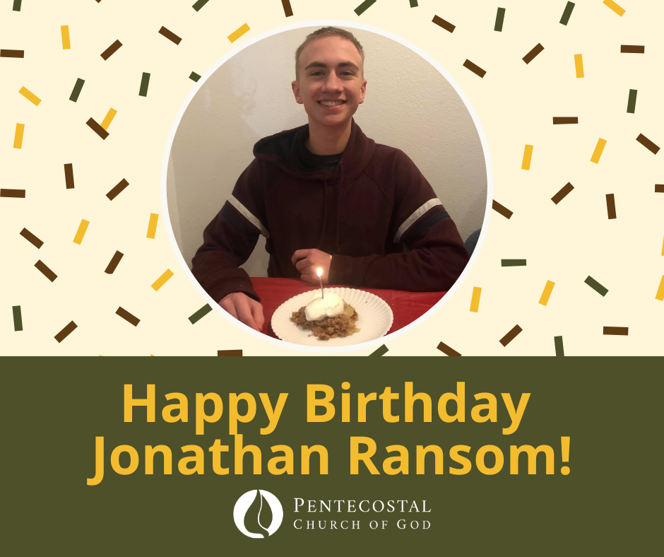 Happy birthday to Jonathan! Jonathan... - PCG World Missions