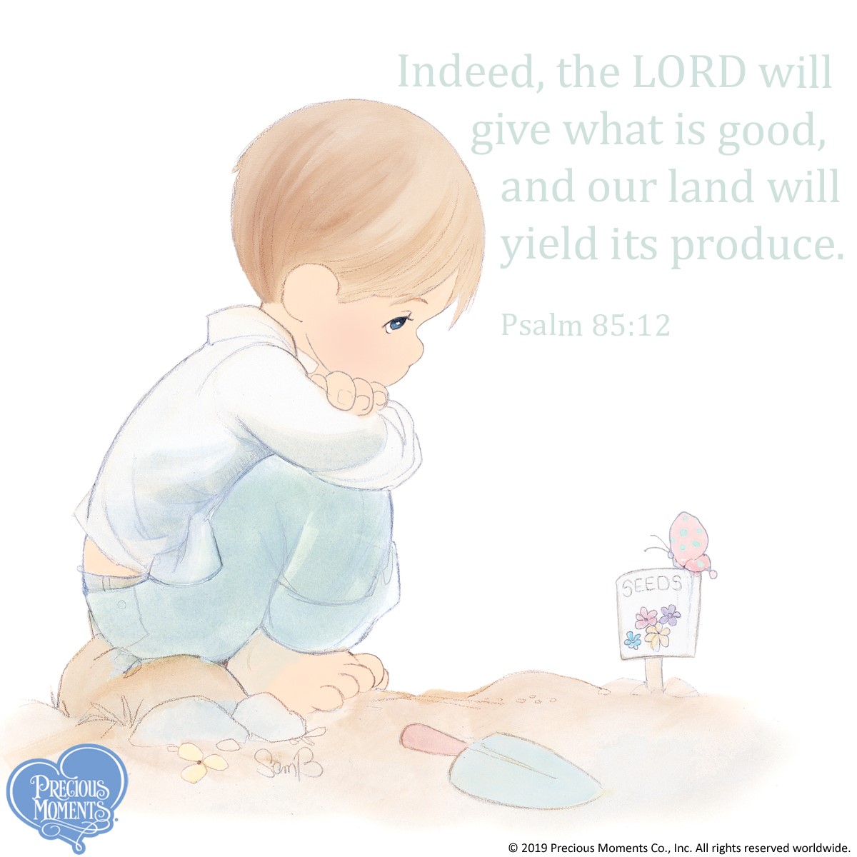 Precious Moments - Good deeds add more goodness to the world. Plant ...
