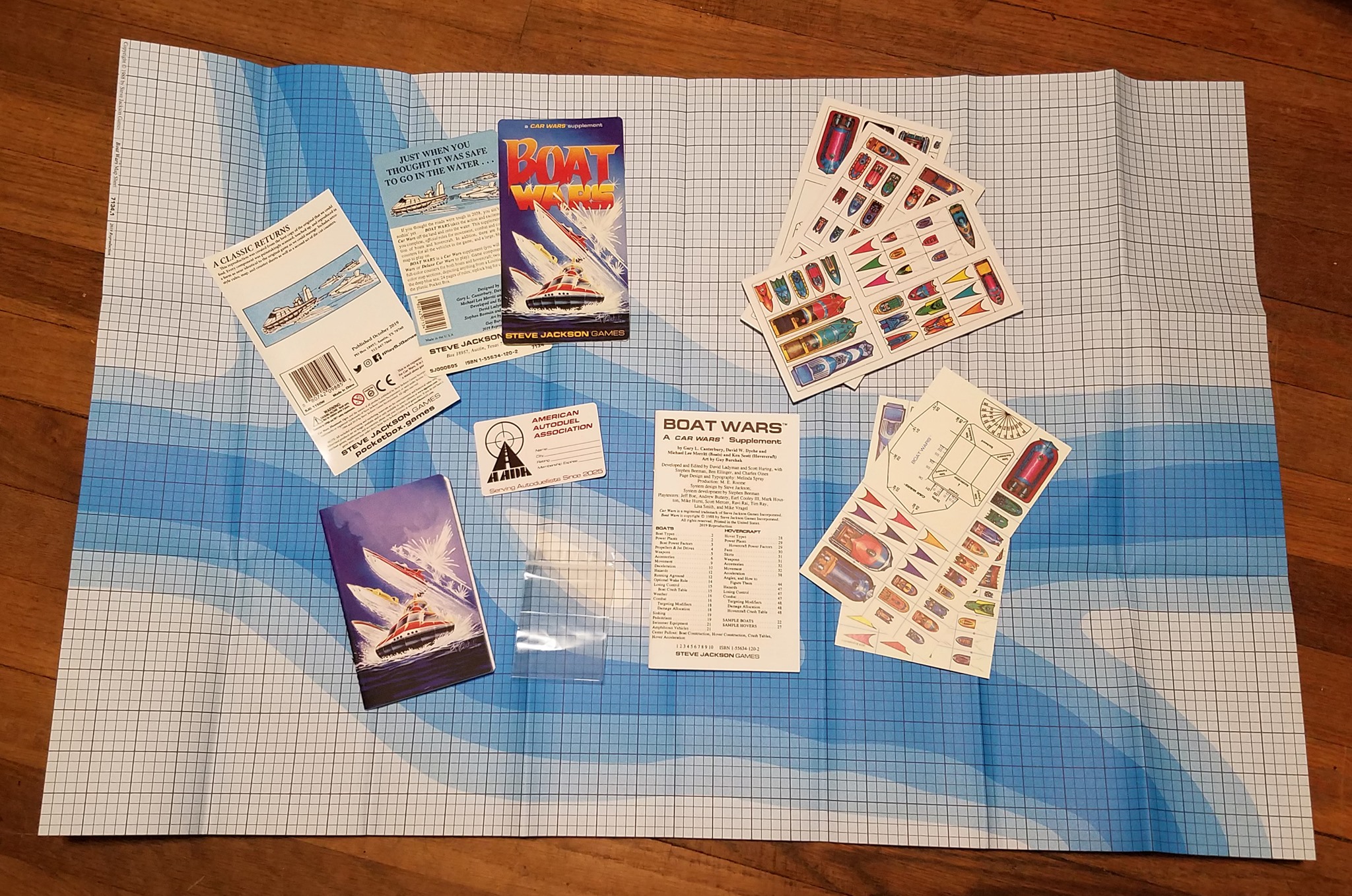 Steve Jackson Games' pocket box tooling samples arrive