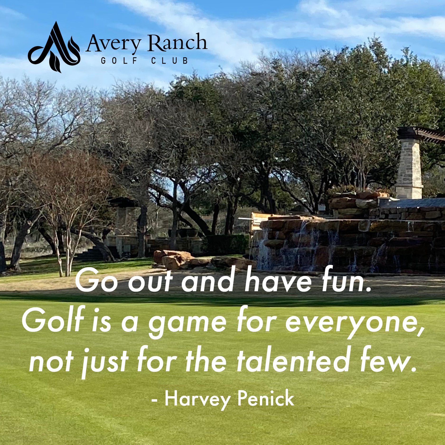 We're open. Go to... - Avery Ranch Golf Club & Event Center | Facebook