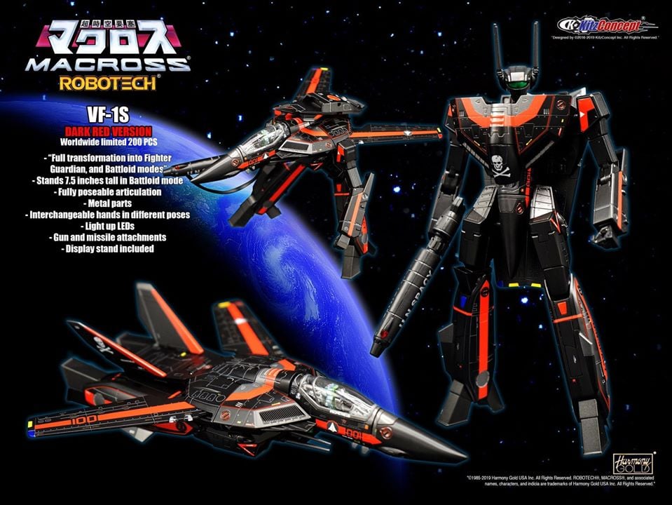 Limited Edition 1:72 Dark Gold VF-1S From KitzConcept. Order here