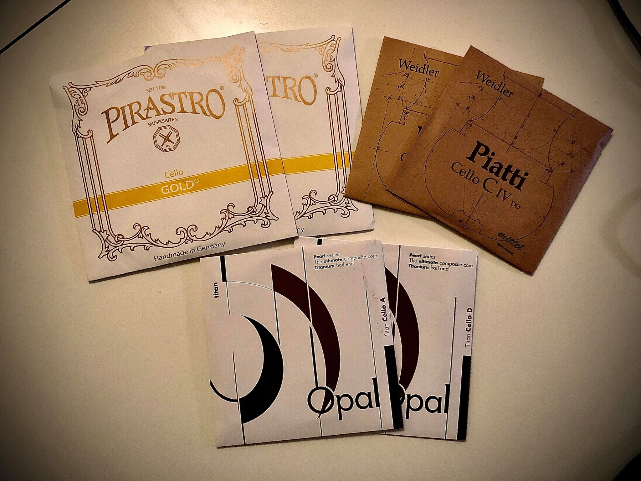 Opal Titan cello string reviews and opinions