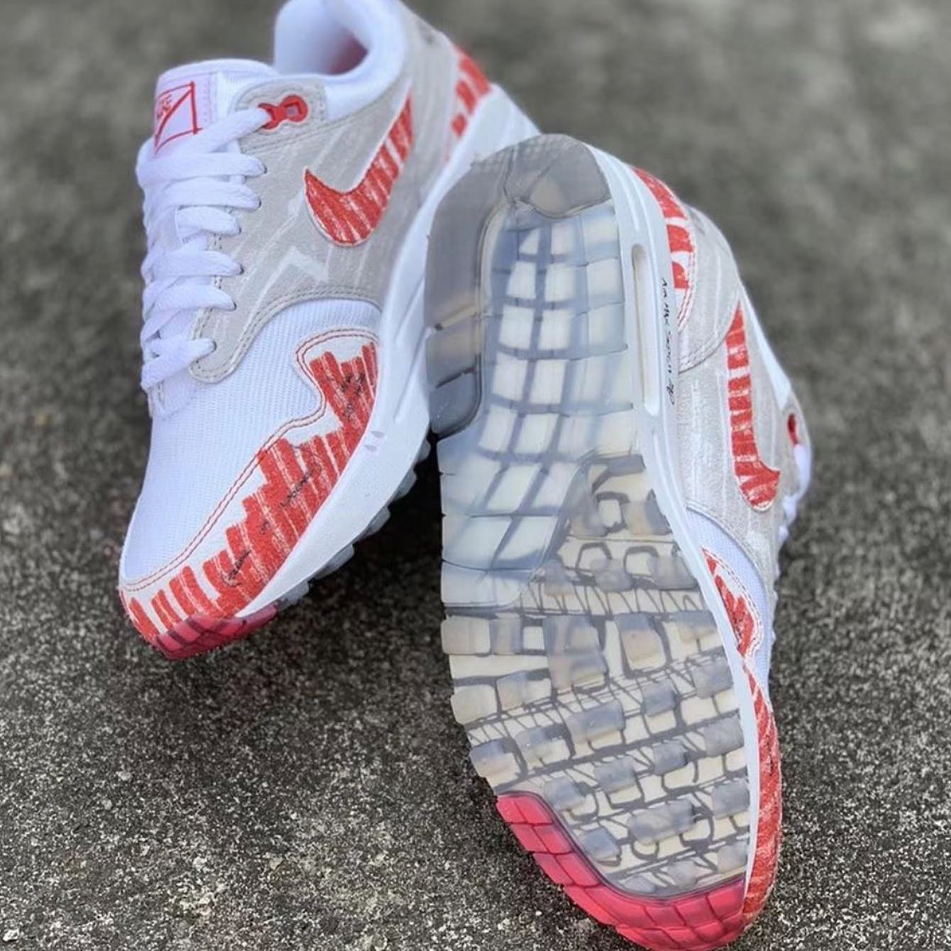 The Nike Air Max 1 Tinker “Sketch” is inspired by the sketch that