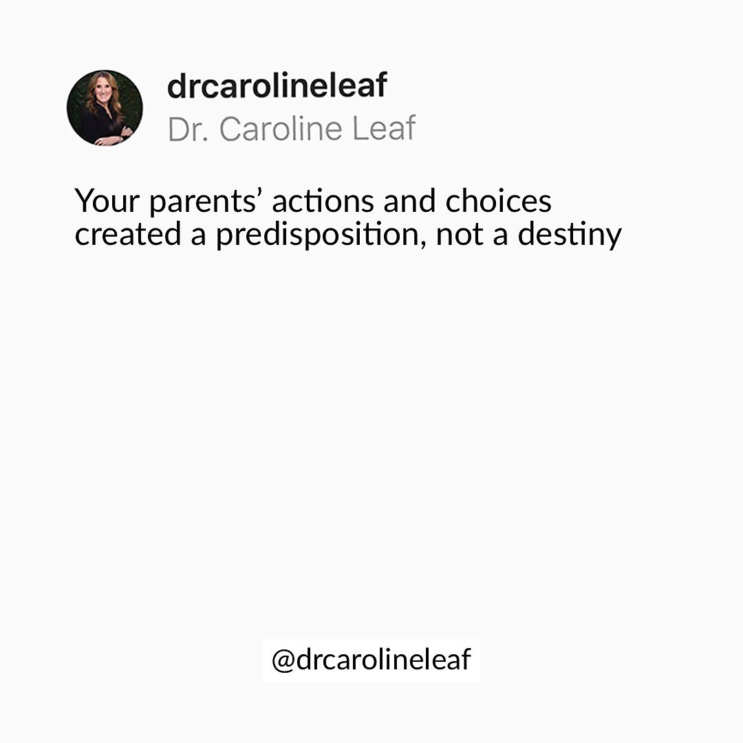 Dr. - Just a little reminder that no matter what happened in your ...