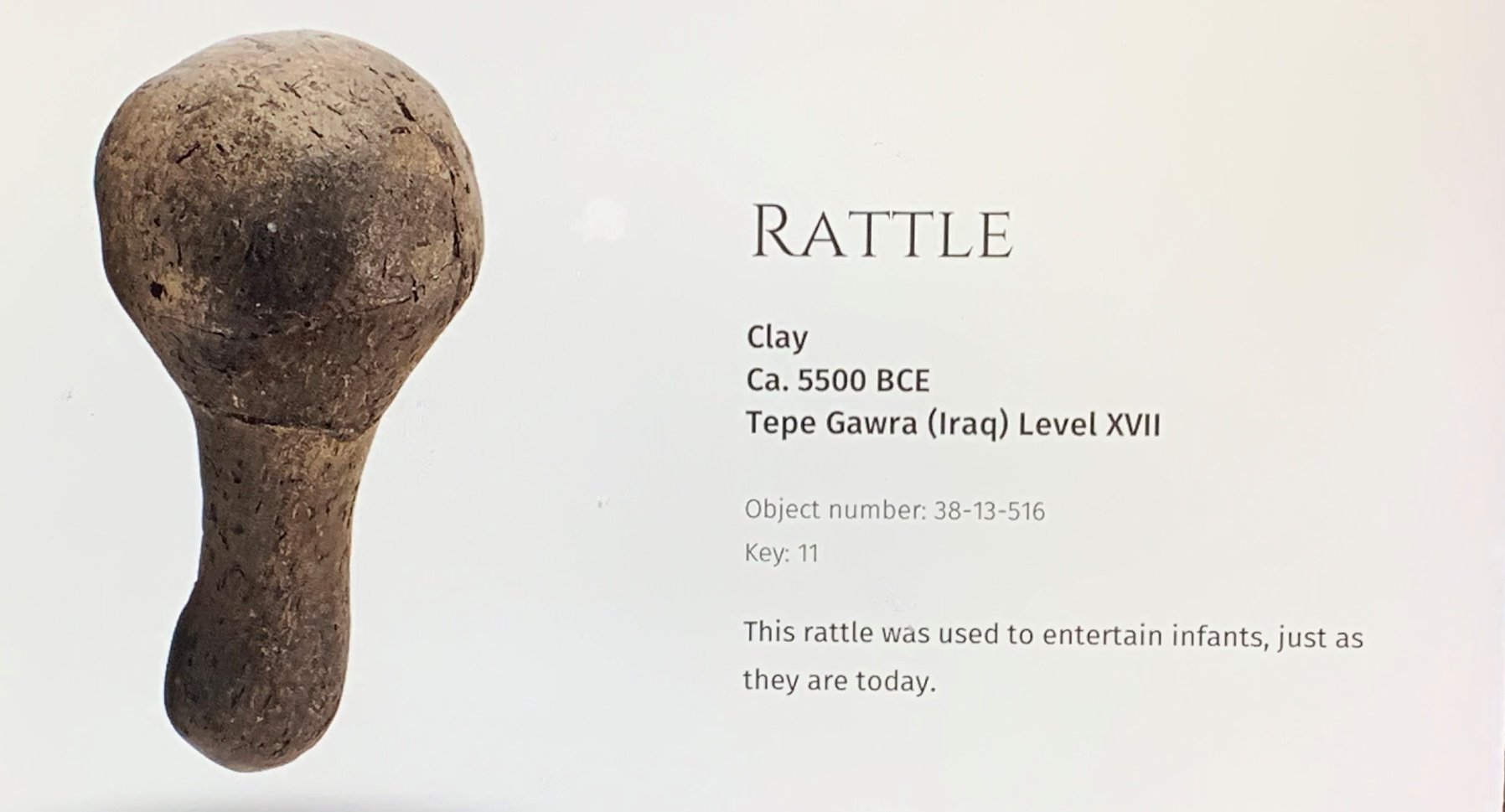 Penn Museum - Baby rattle ️, Animal Figurines ️,... | Facebook