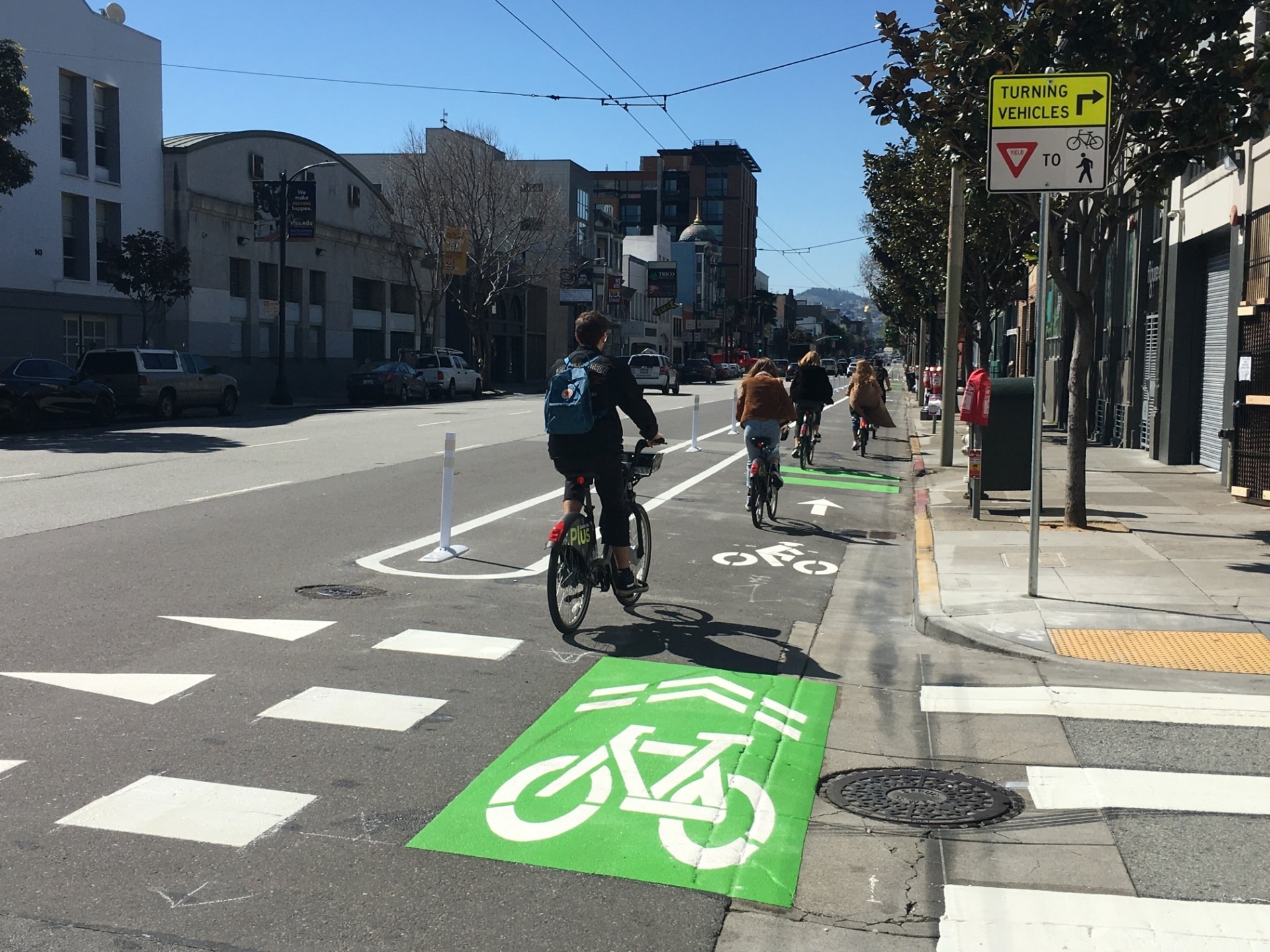 there is NO way that is MUTCD-compliant | So, sharrows, or shared lane ...