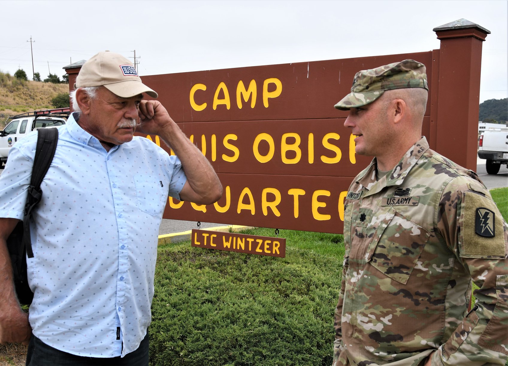 California - Camp San Luis Obispo Garrison Commander Lt. Col. Brian ...