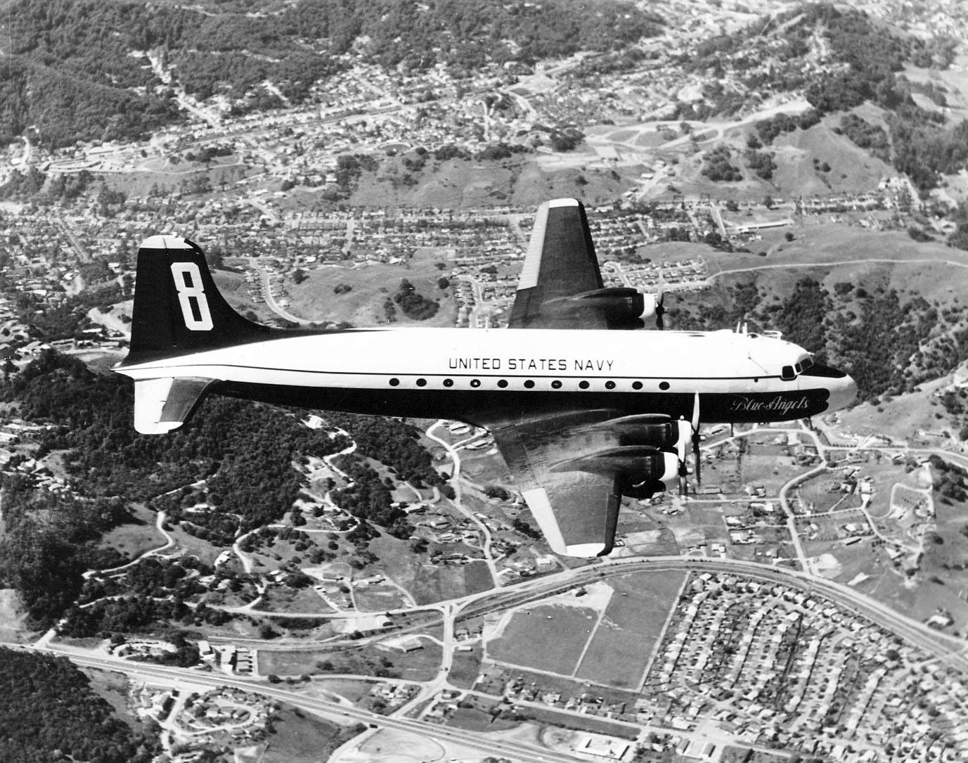 National Naval Aviation Museum - The R5D Skymaster logisitcal support ...